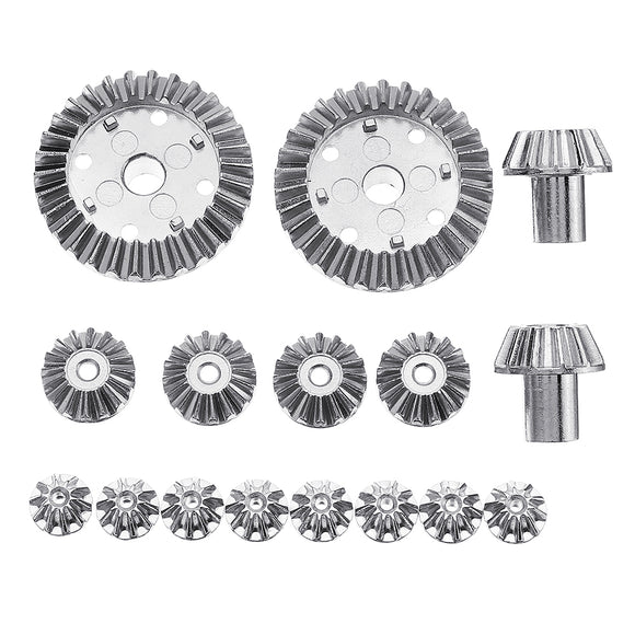 16PCS Upgrade Metal Gear for Wltoys 144001 12428-A 12428-B 12428-C /12423 Rc Car Parts