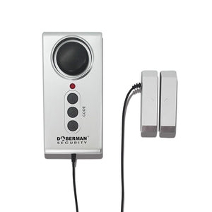 DOBERMAN SECURITY SE-0114M 115dB Waterproof Password Magnet Dual Triggered Sensor Door Window Alarm