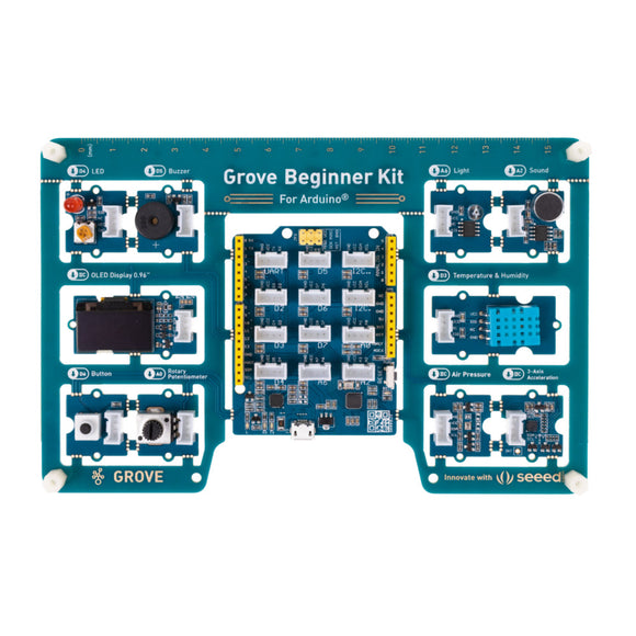Grove Beginner Kit All-in-one with 10 Sensors and 12 Projects UNO Compatible Module Board ATmega320p