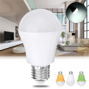 E27 4W 2835 SMD White Intelligent Voice Light Control LED Bulb Lamp for House Hallway AC220V