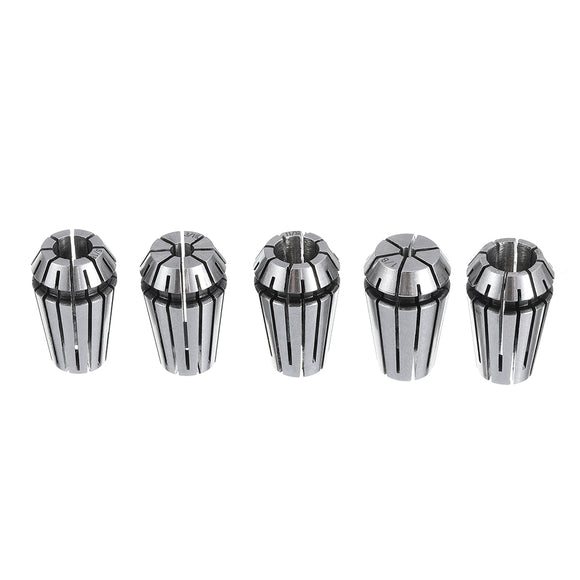 Machifit 5Pcs ER16 Collet Set 1/8-3/8 Inch Spring Chuck Collet for CNC Milling Lathe Tool