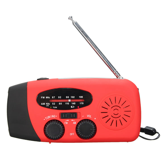 Portable Solar Radio Am FM WB Three Band Multifunction Radio with USB Interface