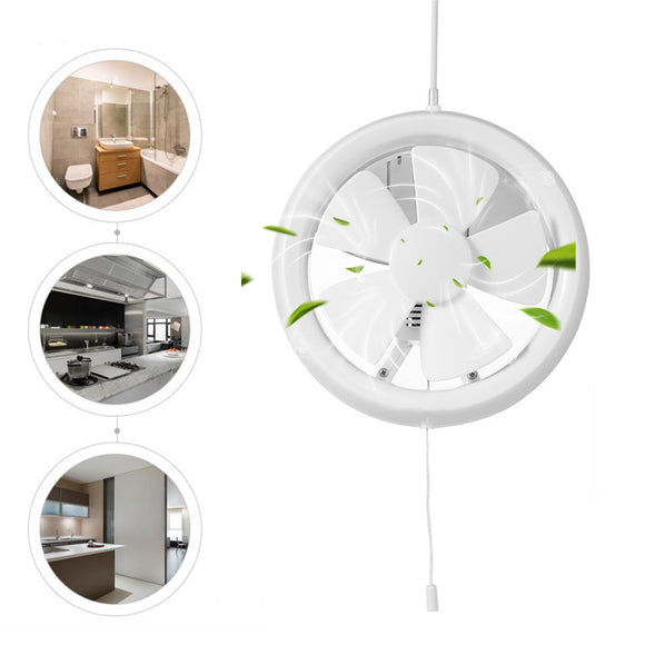 6/8 Inch Exhaust Fan Ventilation Extractor Duct Blower Window Wall Kitchen Bathroom Fan