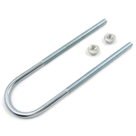 Tirol T19935 M12 1.75 65MM Car RV Trailer Long Round Galvanized Steel U-Bolt With Nuts