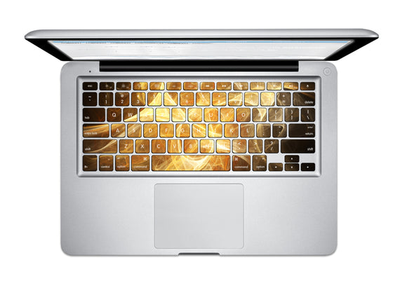 PAG Flowing Dazzling Cloud PVC Keyboard Bubble Free Self-adhesive Decal For Macbook Pro 13 15 Inch