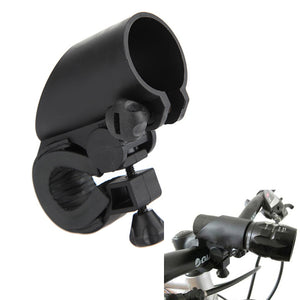 LED Flashlight Mount Holder for Bicycle Riding 2.2cm to 2.7cm