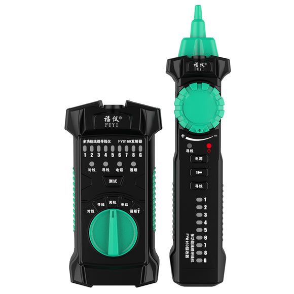 FUYI FY8169 Multi-function Network Cable Tester Line Finder Detector Telephone Cable Anti-interference