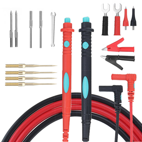 ML1608-18P-1  Universal Digital Multimeter Probe Test Leads Cable Pin Multi Meter Tester Cable  Elbow Set