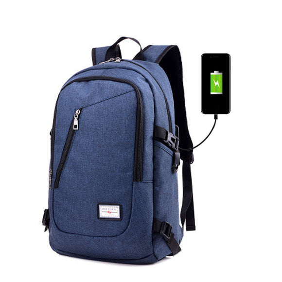 Outdoor Waterproof Laptop Backpack Bag Travel Bag With External USB Charging Bag