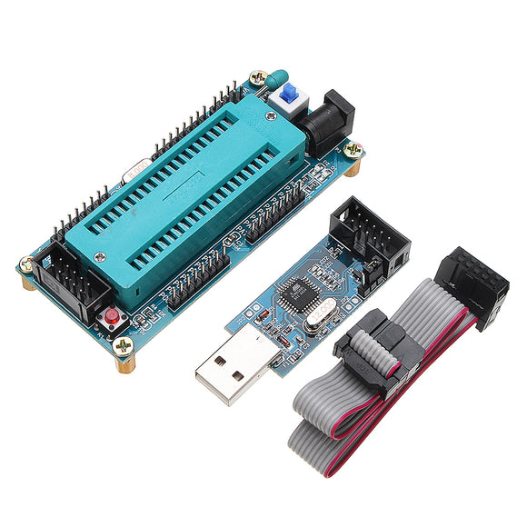 AVR ATMEGA16 Minimum System Development Board ATmega32 + USB ISP USBasp Programmer with Download Cable for ATMEL