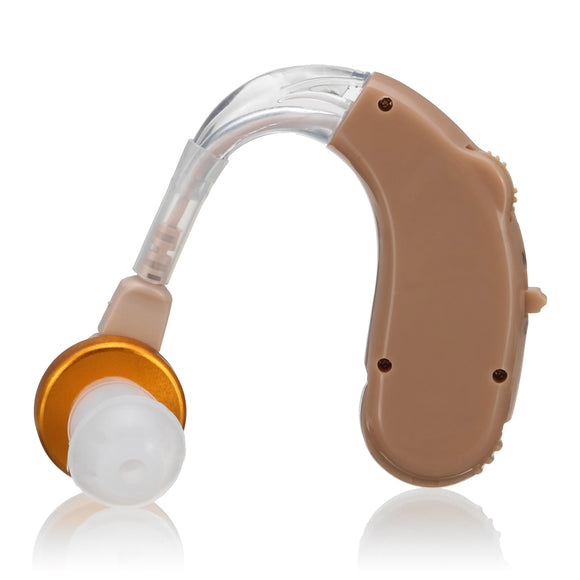 F-189 Mini Portable Hearing Aid Sound Voice Amplifier Behind Ear Enhancement Ear Hearing Aid