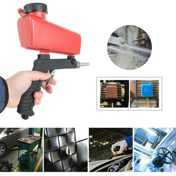 Portable Sand B-laster Media Blasting Nozzle G-un Sandblasting Machine Removing Spot Rust Adjust Sandblast Flows