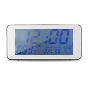 PM2.5 Detector Air Quality Detection Desktop Calendar Alarm Clock Decor Indoor