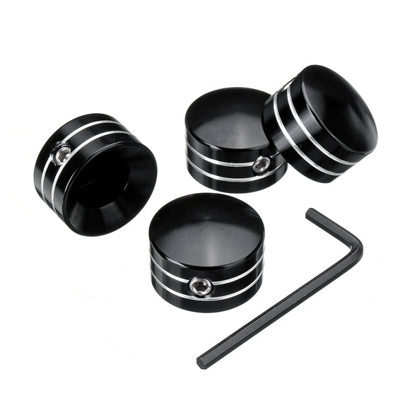 4pcs Spark Plug Motorcycle Head Bolt Cap Cover For Harley Twin Cam Touring 1999-17 & Sportster