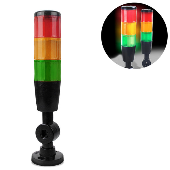 9W Warning Signal Light 6 Lamp Beads 3 Layers Tower Lights Outdoor Camping Rotate LED Flashlight