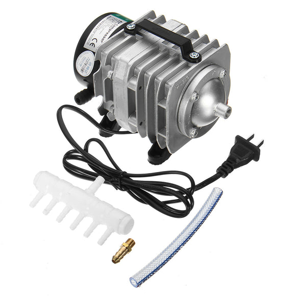 45W 220V 70L/Min Portable Electromagnetic Air Compressor Air Pump For Aquarium Hydroponic Systems