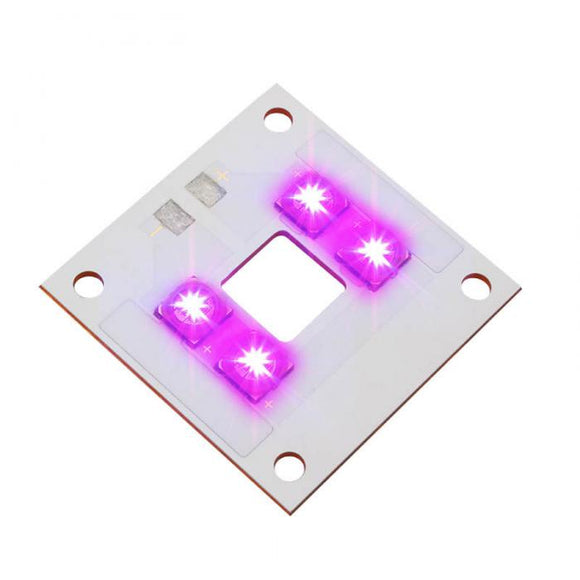 40W UV LED Light Source Integrated Lamp Panel Copper Plate With Opening Hole For  3D Printer