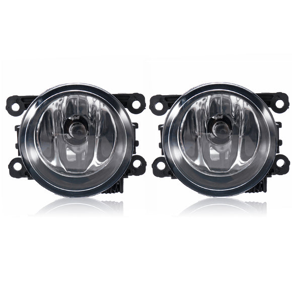 Pair Front Fog Lights Lamps with H11 Bulb  For Land Rover Discovery 4 Range Rover Sport