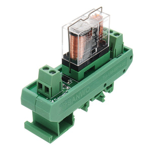 TKG2R-101 1 Channel Relay Module PLC Amplification Board Controller With Indicator LightDC 12V