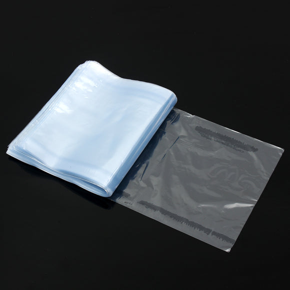 500Pcs PVC Heat Shrink Wrap Bags Film Clear Flat Poly Storage Bag Soap Candles Packaging 1527cm
