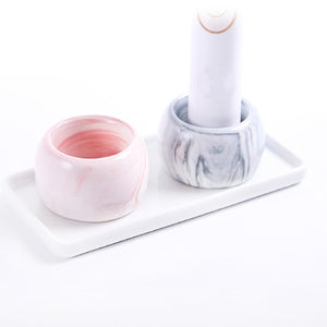 Creative Ceramic Toothbrush Holder Bathroom Marble Electric Toothbrush Holder Ceramic Sanitary Ware