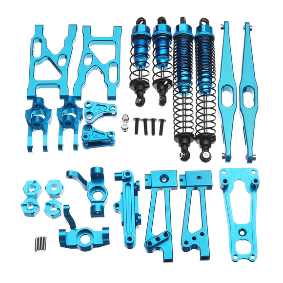 WLtoys K949 1/10 Aluminum Alloy Upgraded Metal Rc Car Parts Kit Silver Blue Gold Color