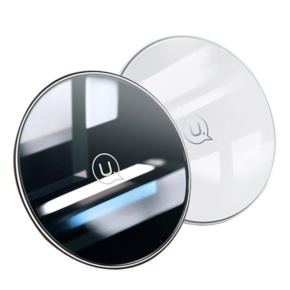 USAMS US-CD55 10W Qi Wireless Charger Fast Charging Pad For iPhone X 8/8Plus Samsung S8