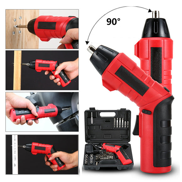 DANIU 45 IN 1 Cordless Electric Screwdriver Tool Drill Rechargeable Driver Set