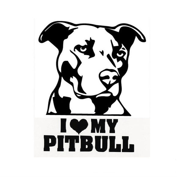 Waterproof Pitbull Car Stickers Auto Truck Vehicle Motorcycle Decal