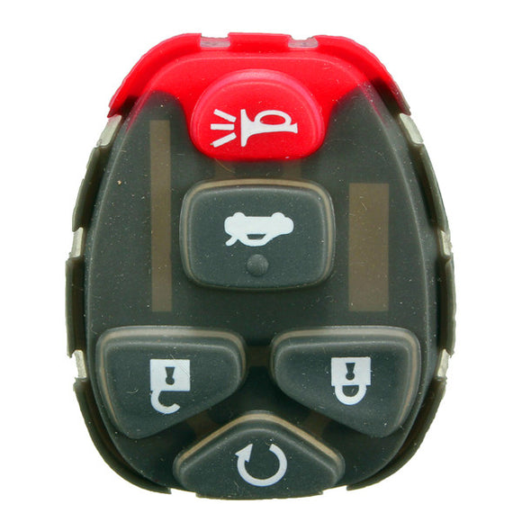 5 Buttons Remote Key Keyless Rubber Pad For Chevrolet Fob Rplacement Repair Fix