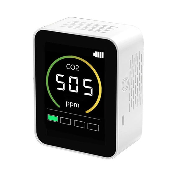 CO2 Detector 400~5000ppm CO2 Detection Scope Intelligent Home Life Desktop Indoor Outdoor High Precisions Quick Detect Air Quality Monitor Multipurpose Detection Tool