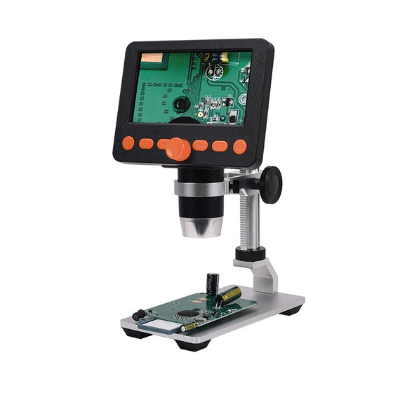 T25 Portable 1000X Wifi Digital Industrial Microscope 1080P Camera 4.3-Inch LCD Screen with 8LED Light