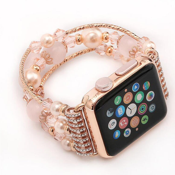 Crystal Bracelet Watch Band Strap for Apple Watch iWatch Series 3 2 1