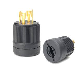 L14 -30P 30A 125 250V Locking Generator Plug 4-Prong Power Generator Plug Connector