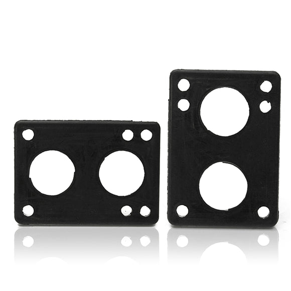 2pcs 6mm Soft PU Skateboard Riser Pads Longboard Shockproof Parts