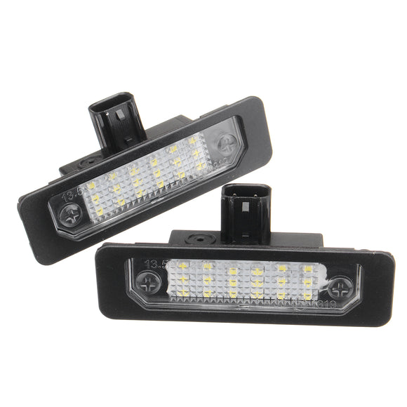 2PCS Car Rear Number License Plate Lights Lamp for Ford Mustang Taurus Flex for Lincoln 8T5Z-13550-B
