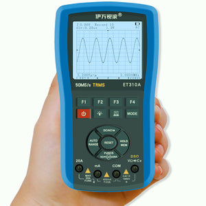 EONE ET310A 20MHz 80Msps Digital Handheld Storage Oscilloscope ScopeMeter True RMS Multimeter