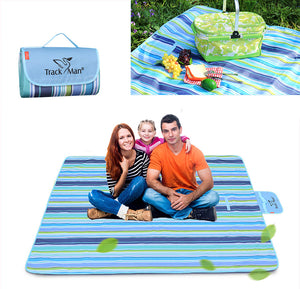 Trackman TM64091 145x1801CM Outdoor Portable Oxford Picnic Mat Moistureproof Camping Pad Blanket