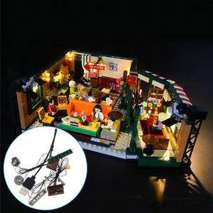 DIY LED Light Lighting Kit ONLY For LEGO 21319 Friends Central Park Cafe Bricks Toys