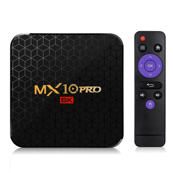 MX10 Pro Allwinner H6 4GB RAM 32GB ROM 2.4G WIFI Android 9.0 6K 4K TV Box