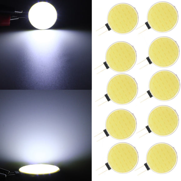 10X DC12V G4 4.5W Pure White 30 LED COB Light Bulb Lamp for Home Decoration