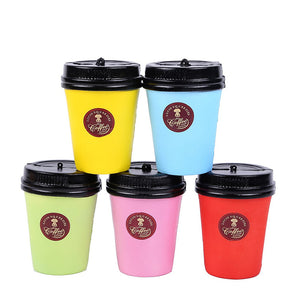 Cute Squishy Slow Rising Pink Coffee Cup Stress Relieve Toys Gift Home Decoration