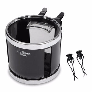 Black Air Vent Outlet Mount Cups Bottle Beverage Drinks Stand Holder Bracket