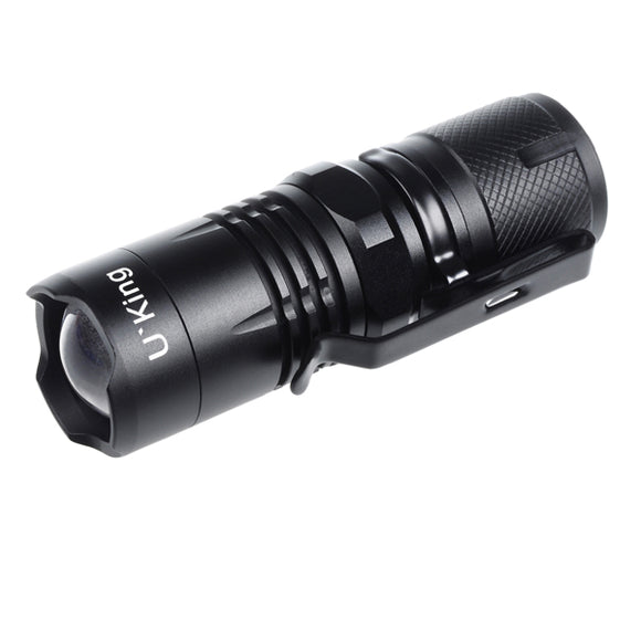 U King ZQ-CJT09 T6 1000LM Zoomable Outdooors Mini LED Flashlight