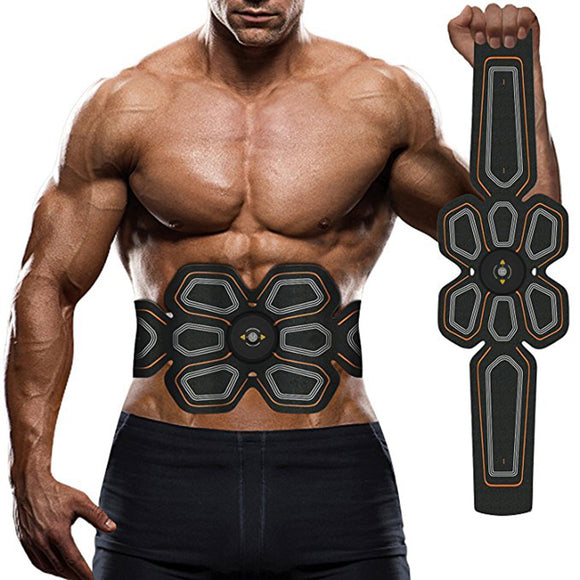 KALOAD USB Charing Body Abdominal Muscle Trainer Fitness Body Stimulator Waist Belt