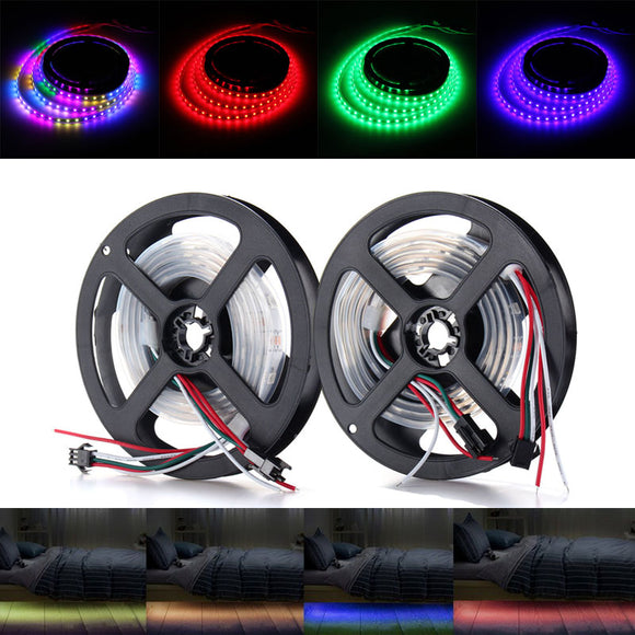 1M Waterproof IP67 WS2812 WS2812B RGB 30 LED Strip Light Individually Addressable 5V