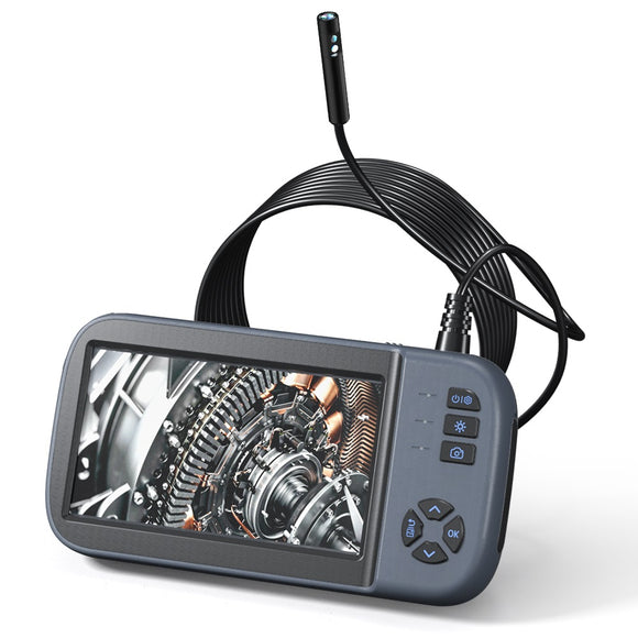 INSKAM 451-2 Dual Lens 4.5inch IPS Display 1920*1080 HD Industrial Borescope IP67 Waterproof Camera with 1/5/10M Hard Wire