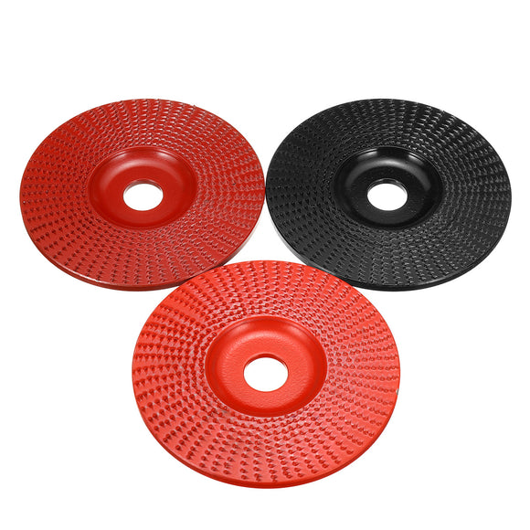 100mm Carbide Wood Shaping Disc Grinding Wheel Sanding Carving Disc Tools Abrasive Disc 16mm Bore