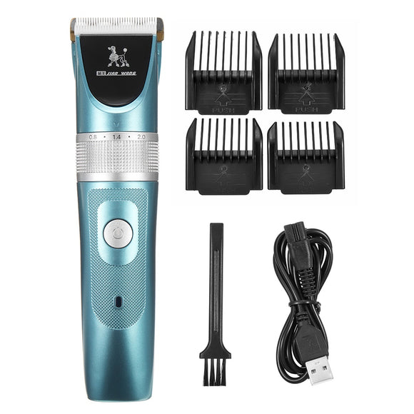 Pet Dog Cat Hair Clipper Cordless Hair Trimmer Rechargeable Electric Animal Hair Removal