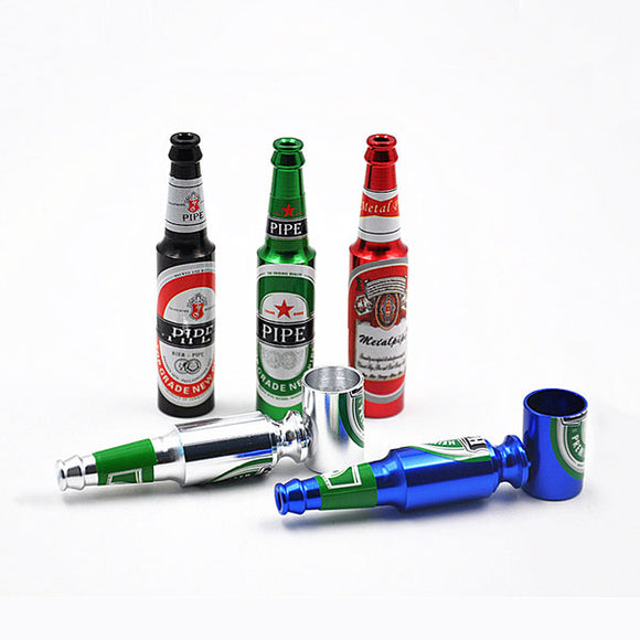 Honana NB-SP006 Mini Beer Tobacco Pipe Creative Metal Smoking Pipes Smoking Accessories